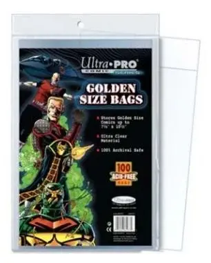 Fundas para Cómic Golden Size Ultra Pro (19,6X26,6)