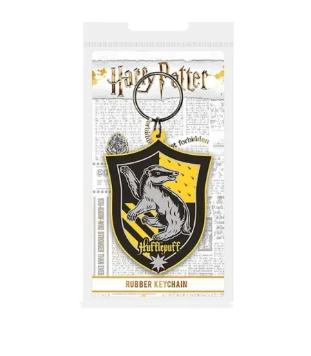 Llavero Harry Potter (Classic Crest Hufflepuff)