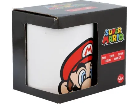 Taza Grande Ceramica 325Ml Super Mario