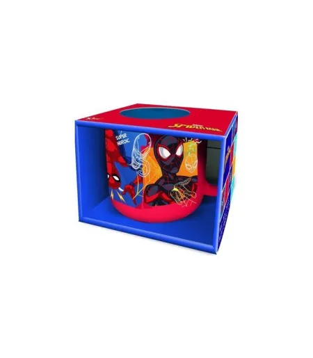 Taza de Ceramica Full Deco 355 Ml en Caja Regalo Spiderman