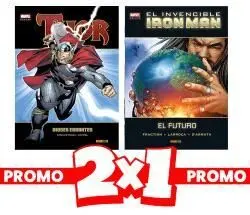 2X1 Md. thor 01:Dioses Errantes + Md. iron Man 08: el Futuro