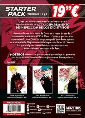 Starter Pack Acca Departamento de Inspección de los 13 Distritos (Tomos 1 Al 3)