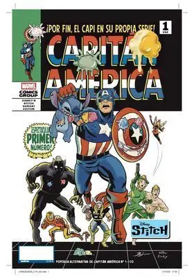 Capitan America (Portada Alternativa Disney Stich), 1