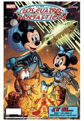 Los 4 Fantasticos 05 ( Portada Disney Fantastic Fo