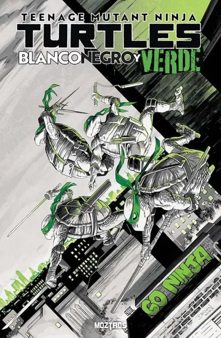Tmnt: Blanco Negro y Verde